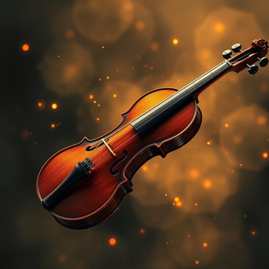 Dream : Black violin in a dream