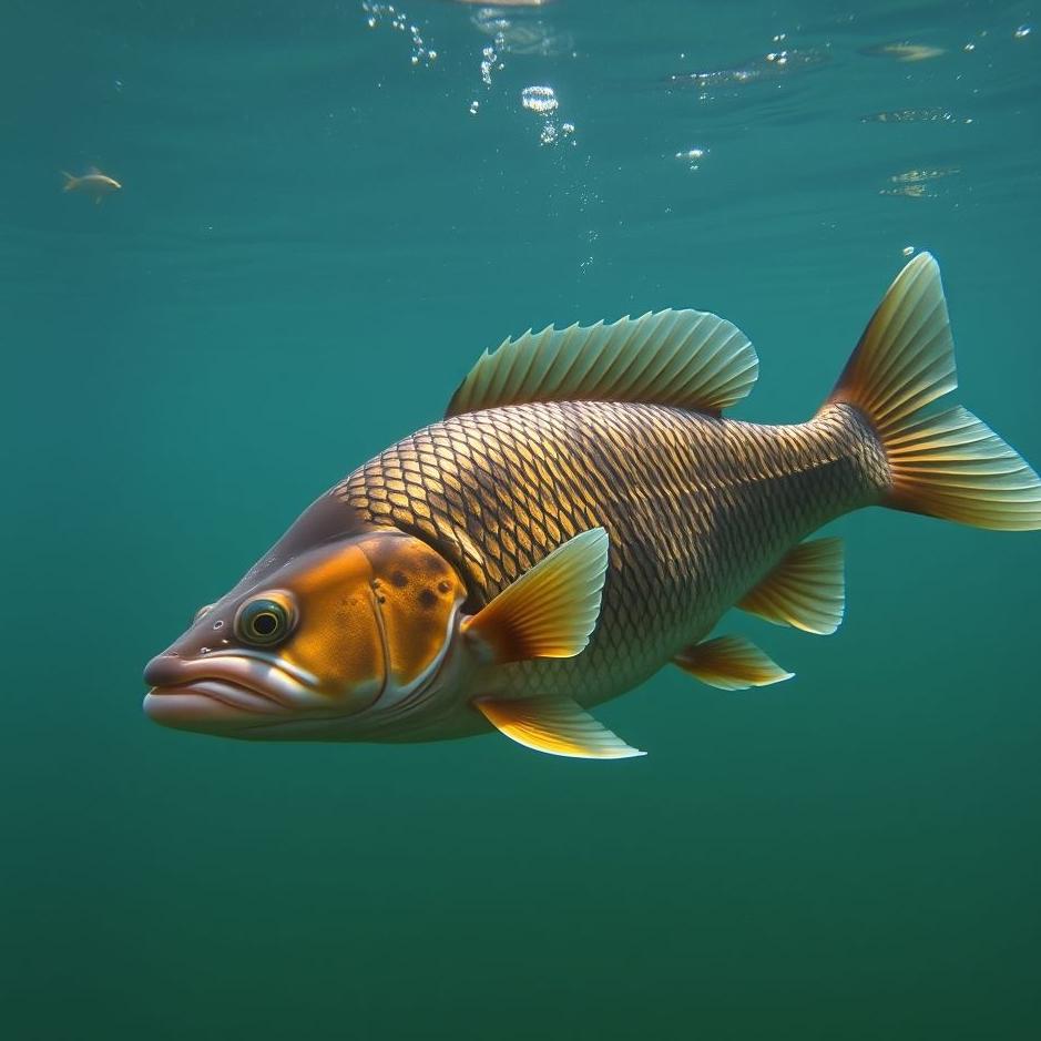 Dream : Black water fish in a dream