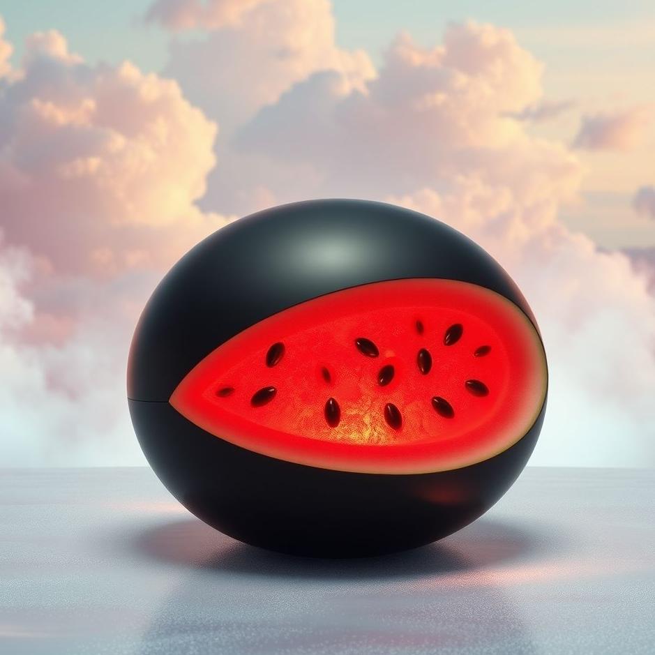 Dream : Black watermelon in a dream