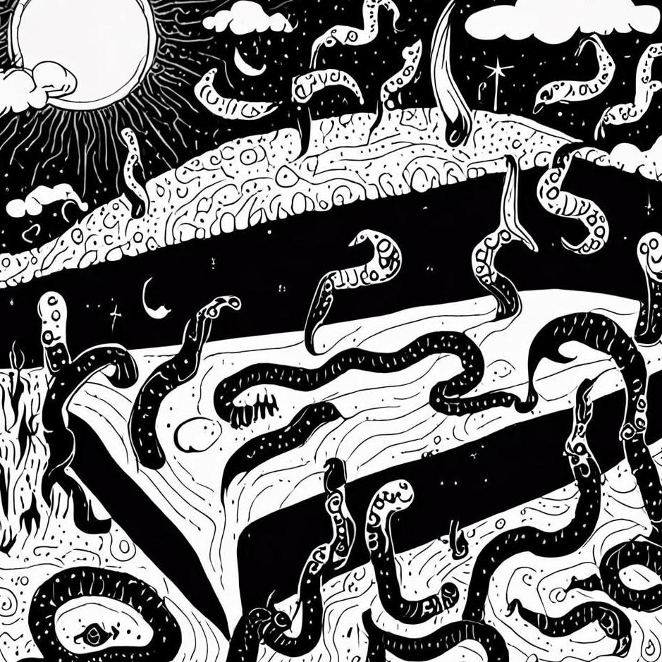 Dream : Black worms vomiting in a dream
