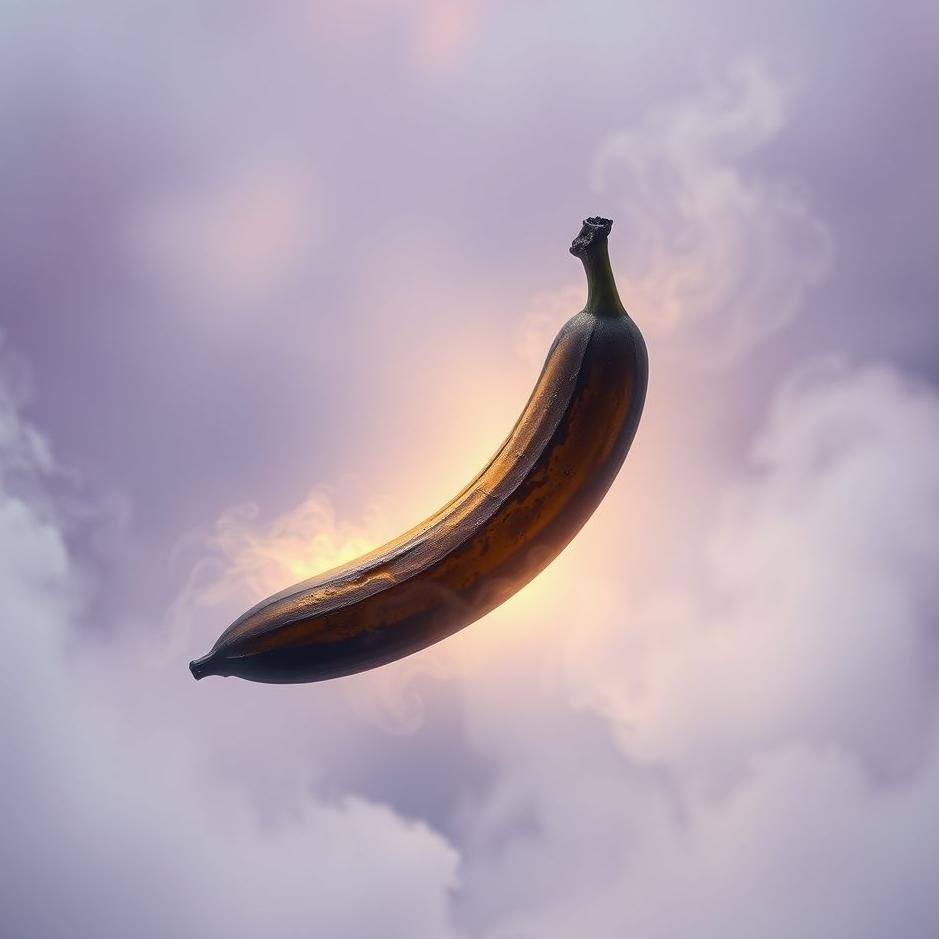 Dream : Blackened banana in a dream