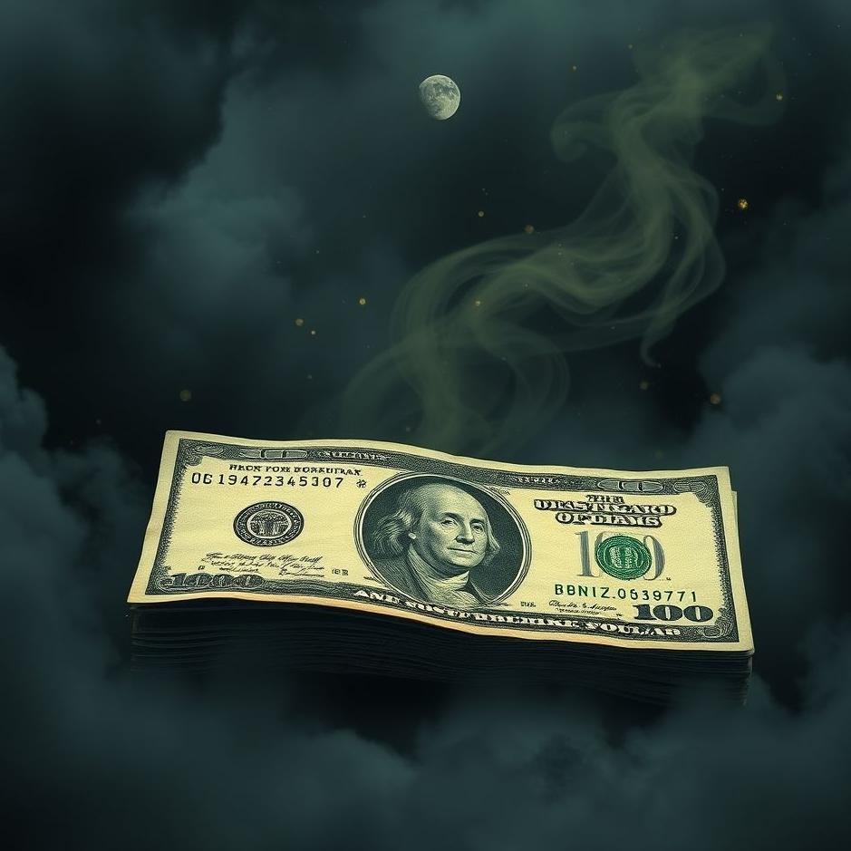 Dream : Blackened money in a dream