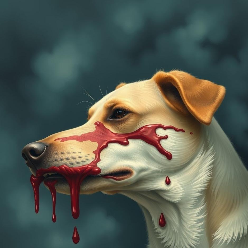Dream : Bleeding from a dog bite in a dream