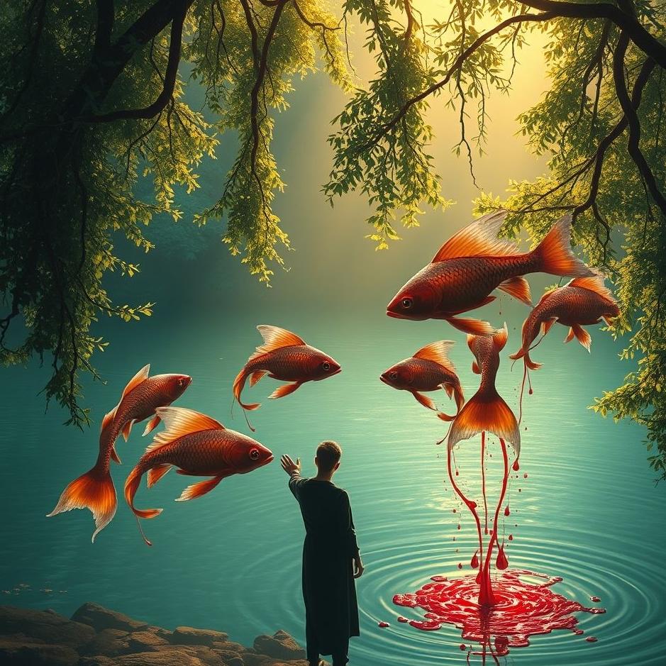 Dream : Bleeding from fish in a dream