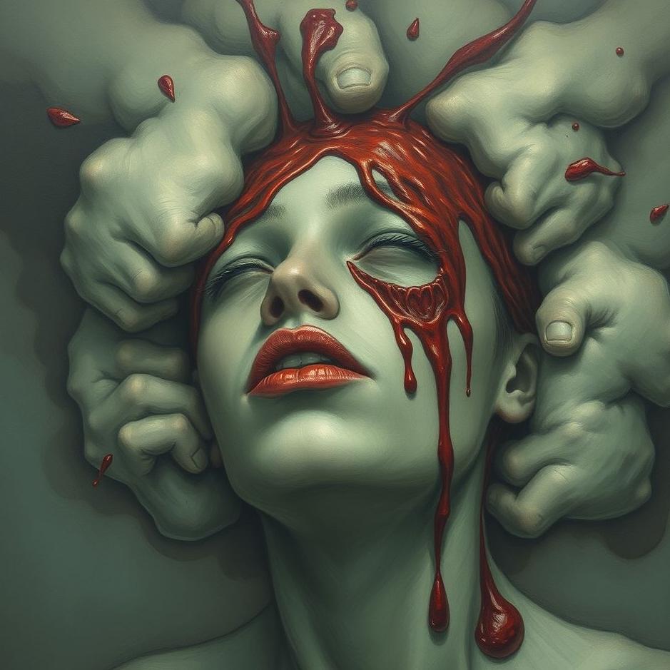 Dream : Bleeding head in a dream