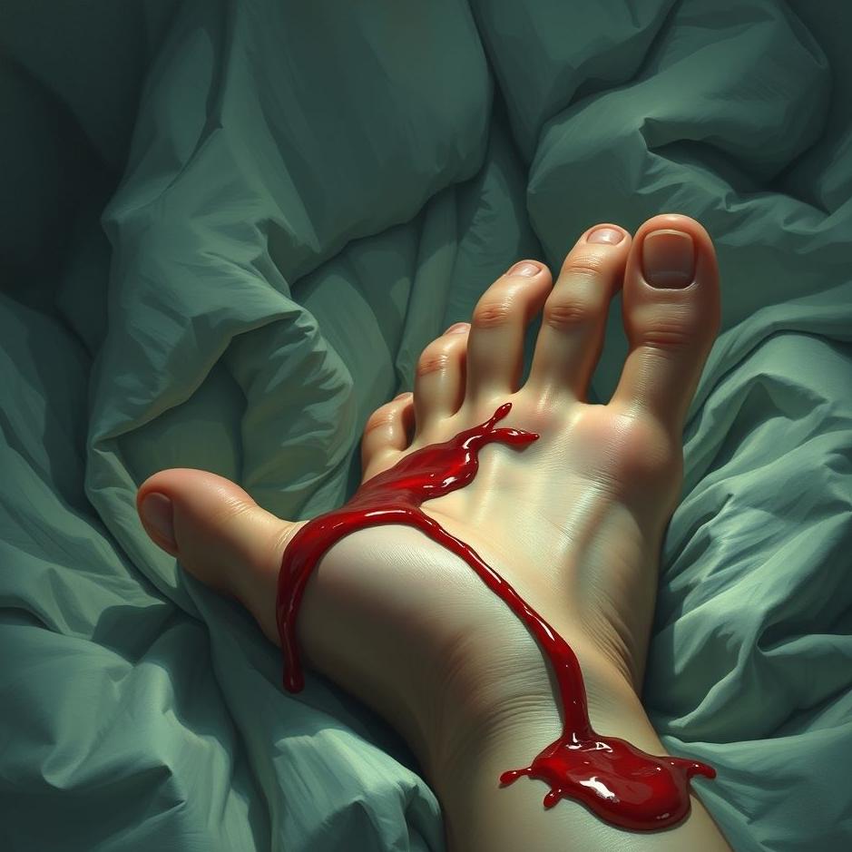 Dream : Bleeding of the foot finger in the dream
