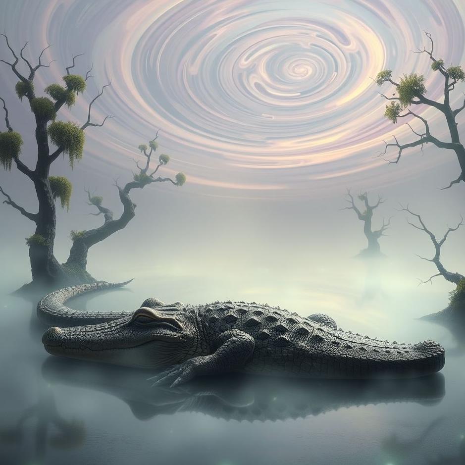 Dream : Blind crocodile in a dream