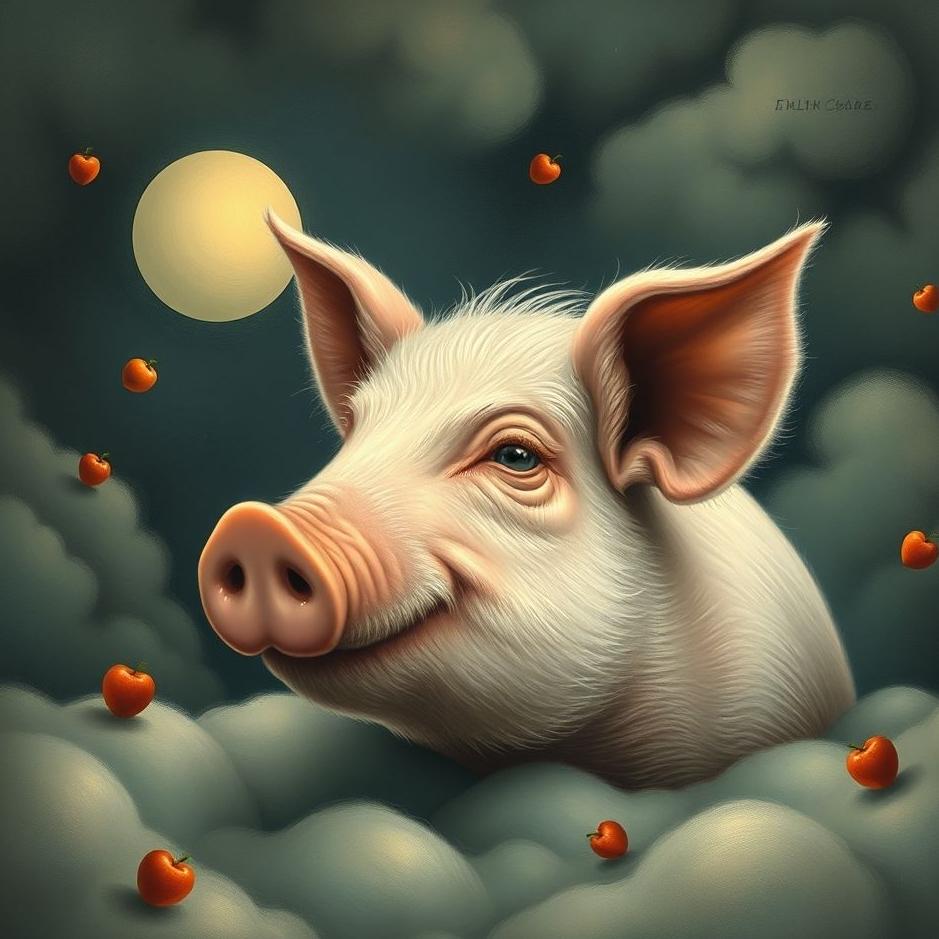 Dream : Blind pig in a dream