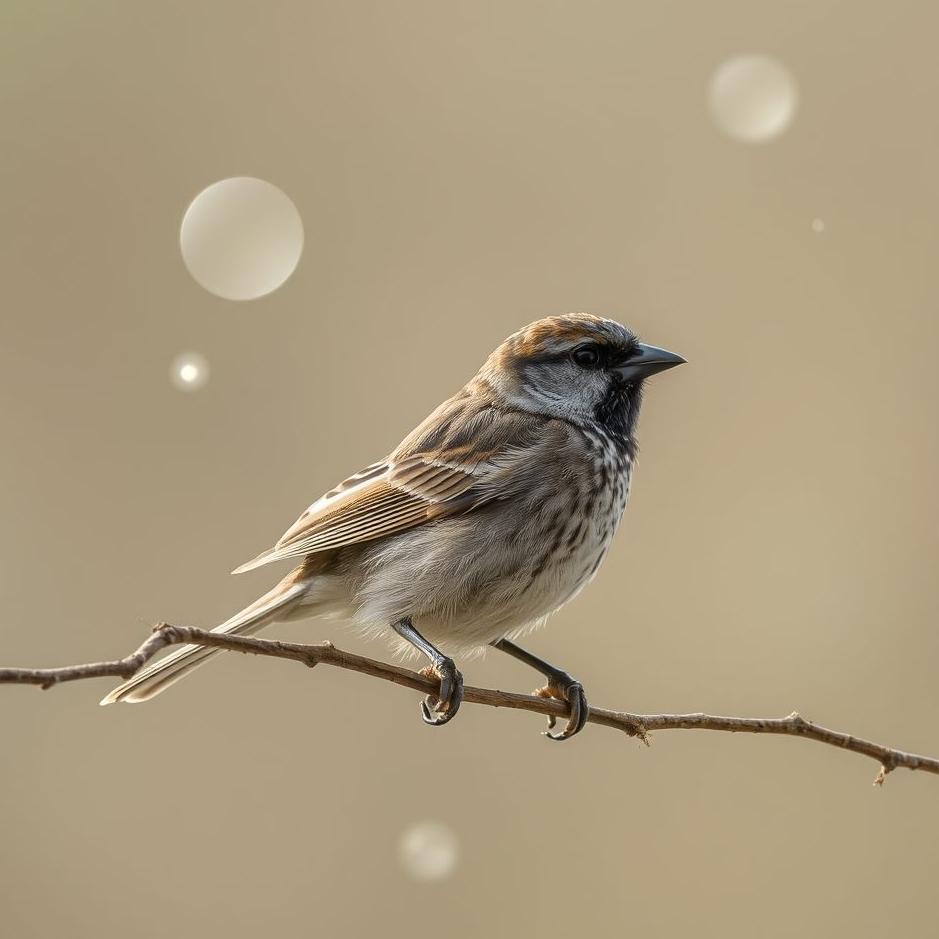 Dream : Blind sparrow in a dream