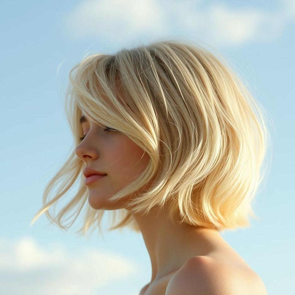 Dream : Blond and short hair in a dream