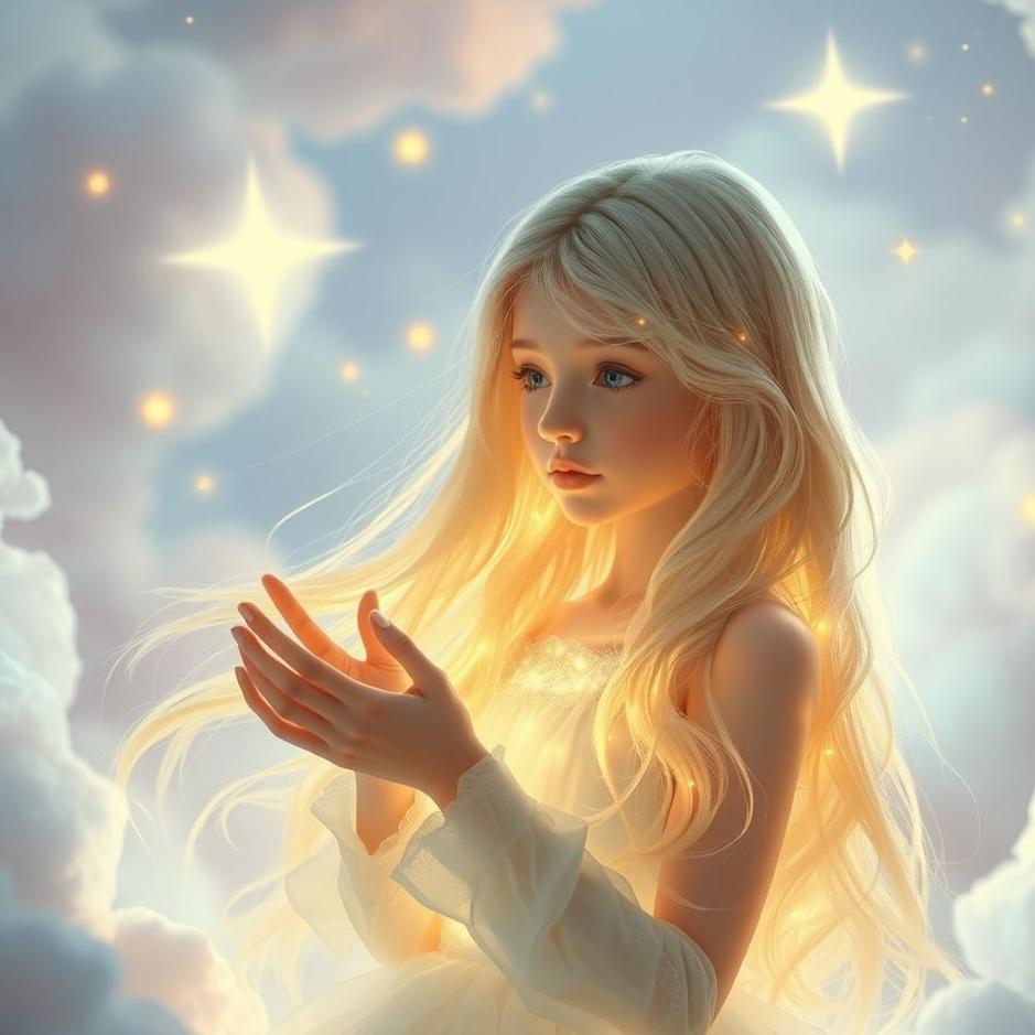 Dream : Blonde girl talking in a dream