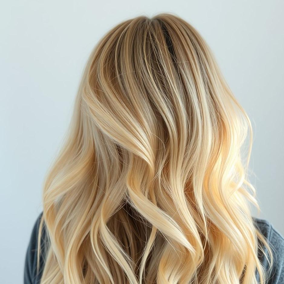 Dream : Blonde hair with highlights in a dream