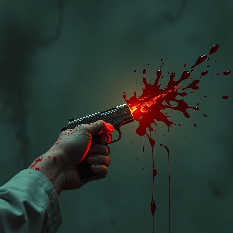 Dream : Blood after being shot with a gun in a dream