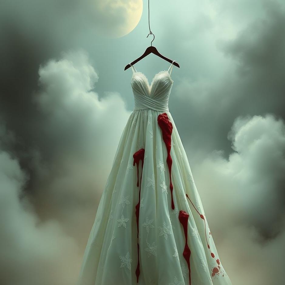 Dream : Blood and a wedding dress in a dream