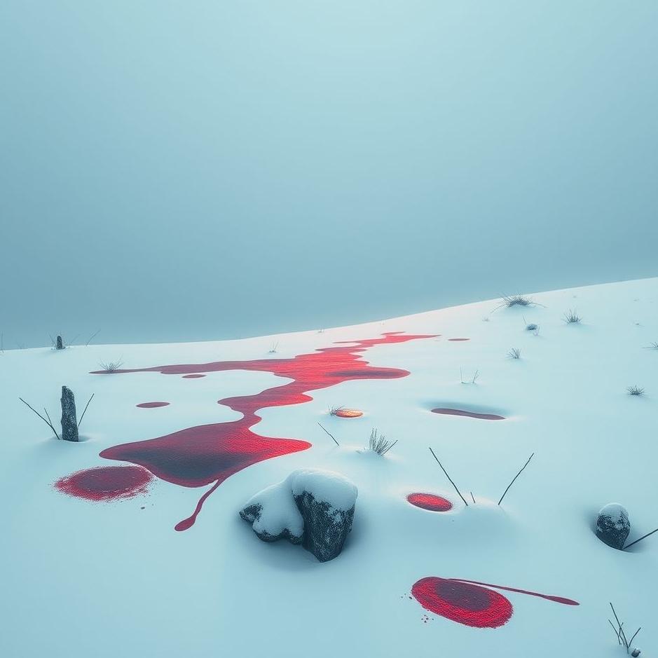 Dream : Blood and snow in a dream
