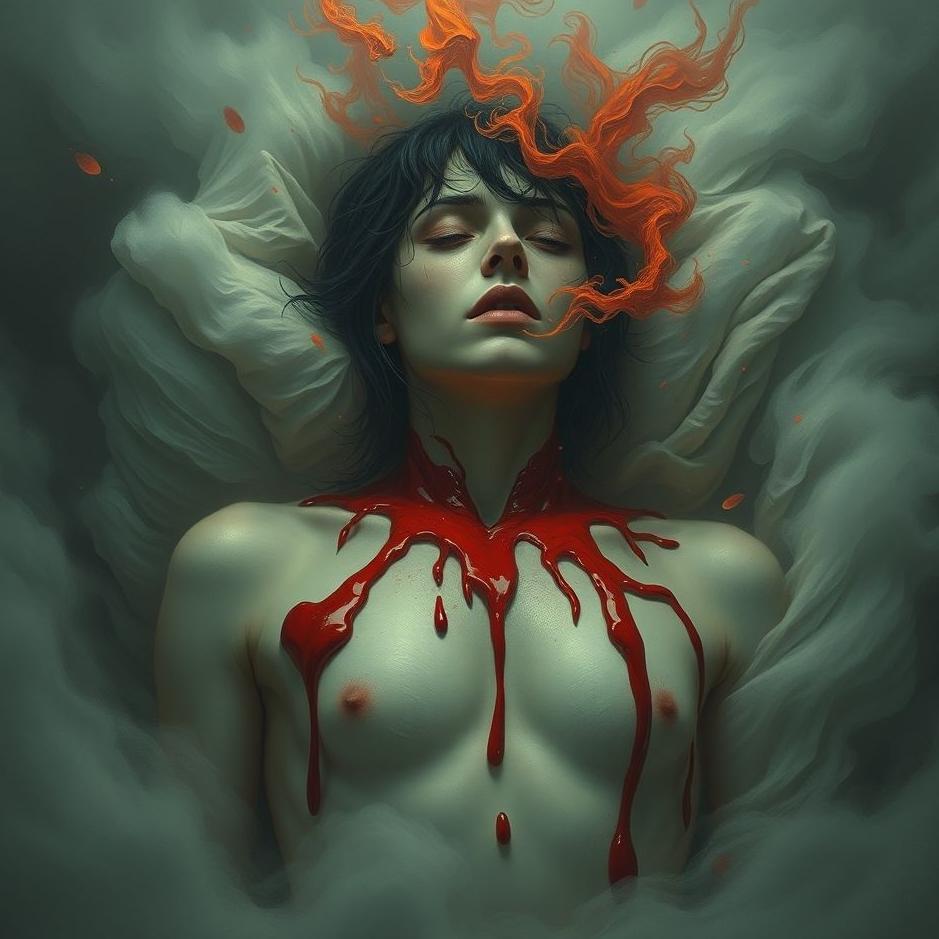 Dream : Blood coming from oneself in a dream