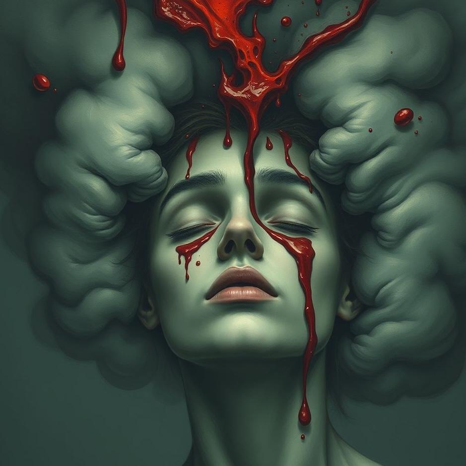 Dream : Blood coming from the head in a dream
