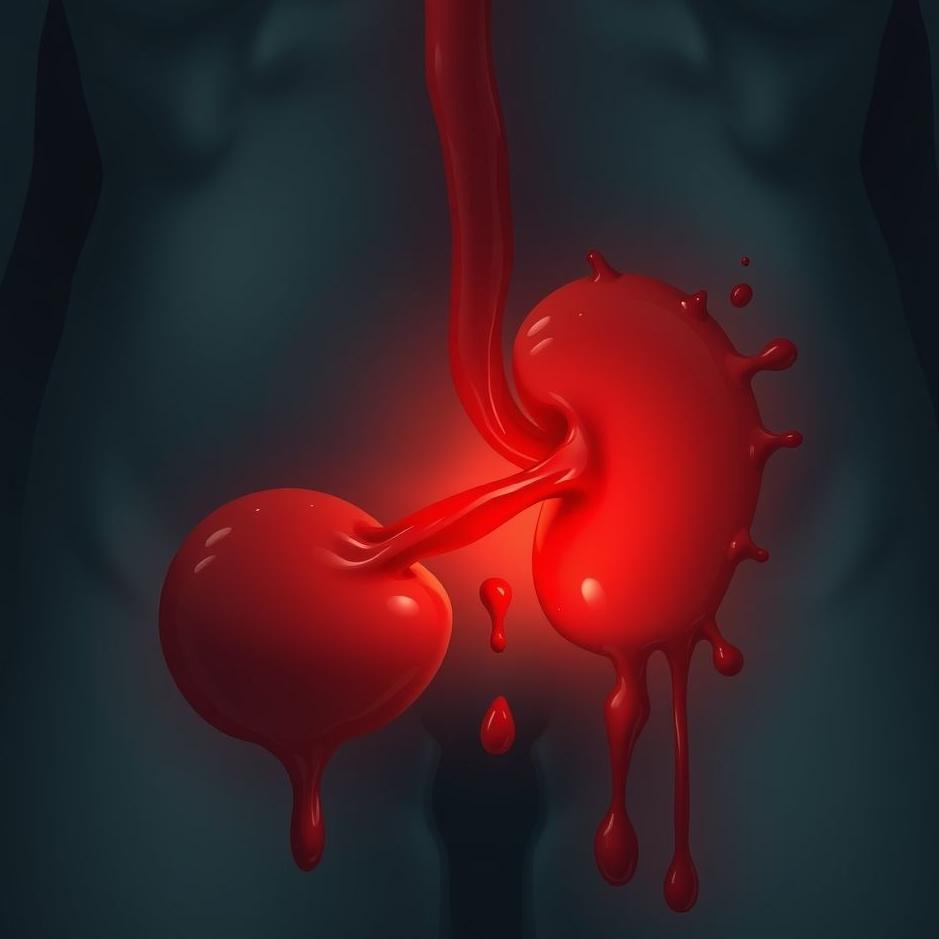 Dream : Blood coming from the urinary tract in a dream