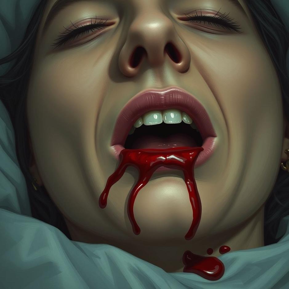 Dream : Blood coming out of your wife's mouth in your dream