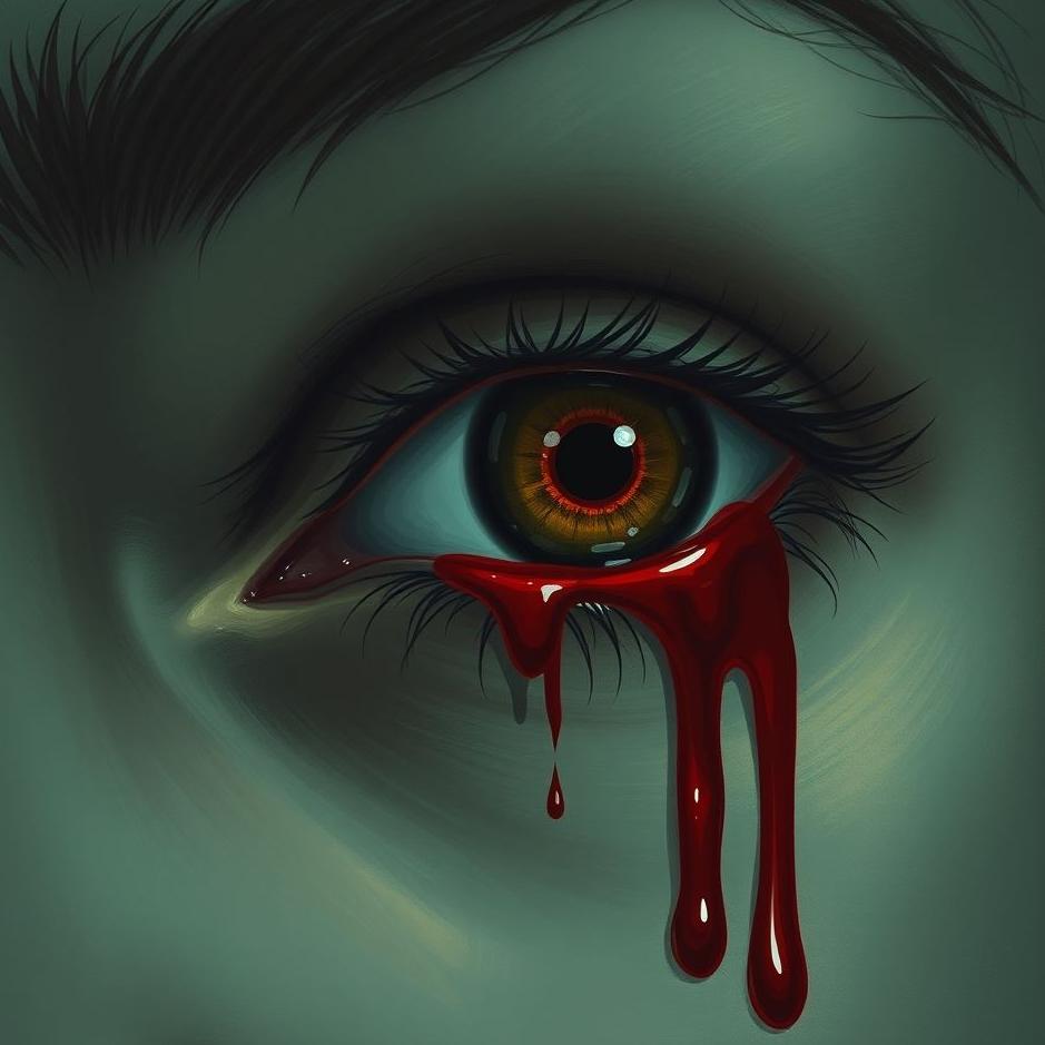 Dream : Blood dripping from your eye in a dream