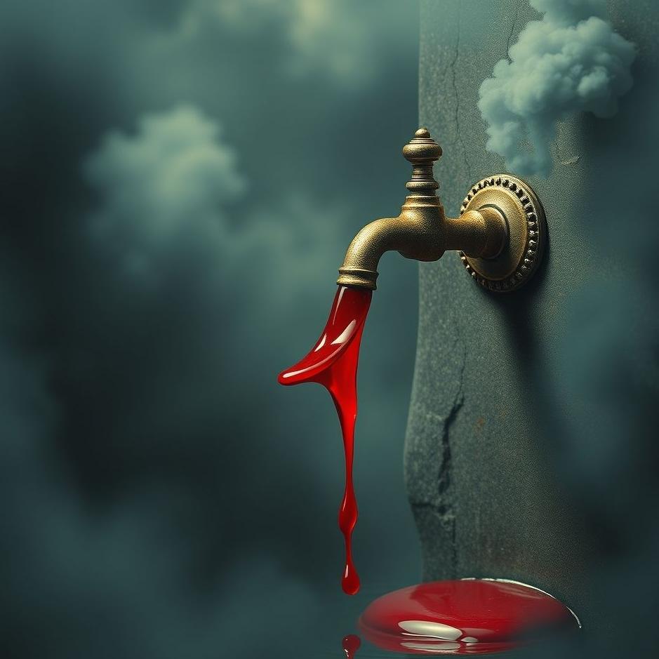 Dream : Blood flowing from a tap in a dream