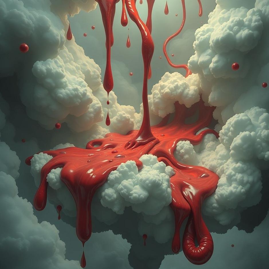 Dream : Blood flowing from everywhere in a dream