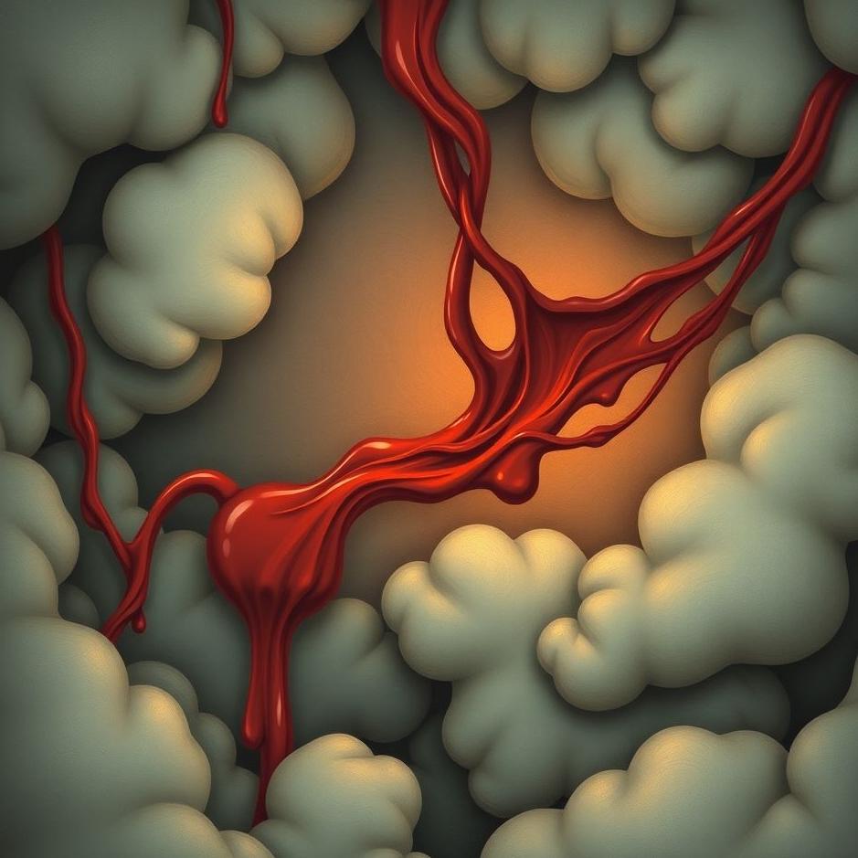 Dream : Blood flowing from the uterus in a dream