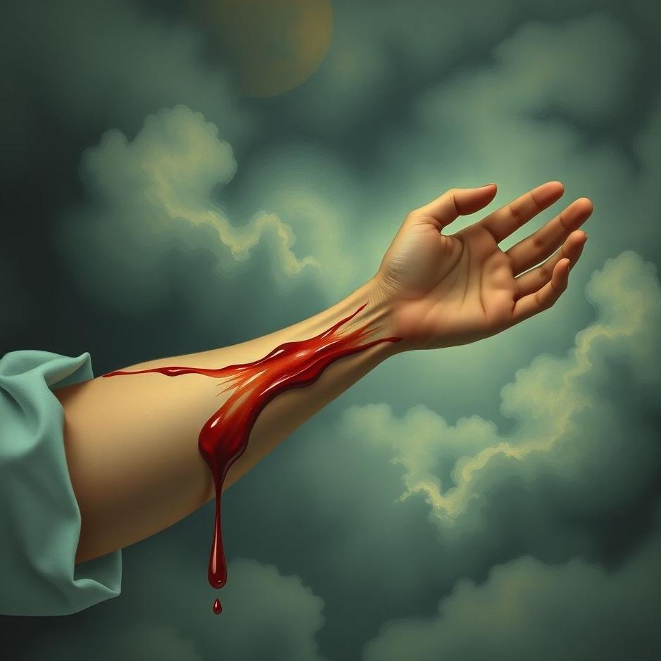 Dream : Blood flowing from your arm in a dream