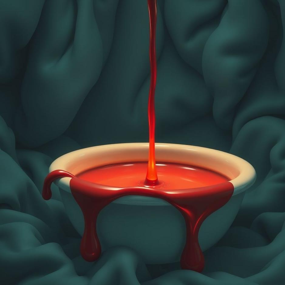 Dream : Blood flowing instead of urine in a dream