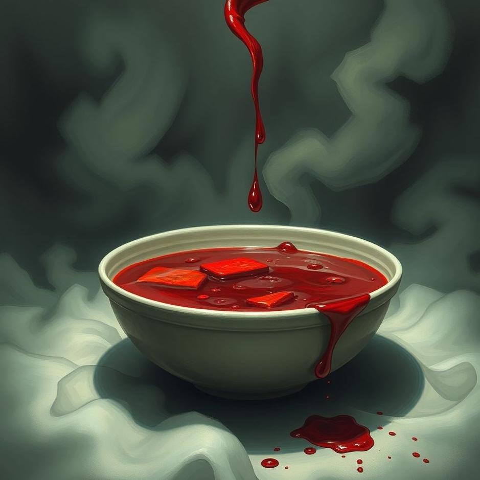 Dream : Blood in a bowl in a dream