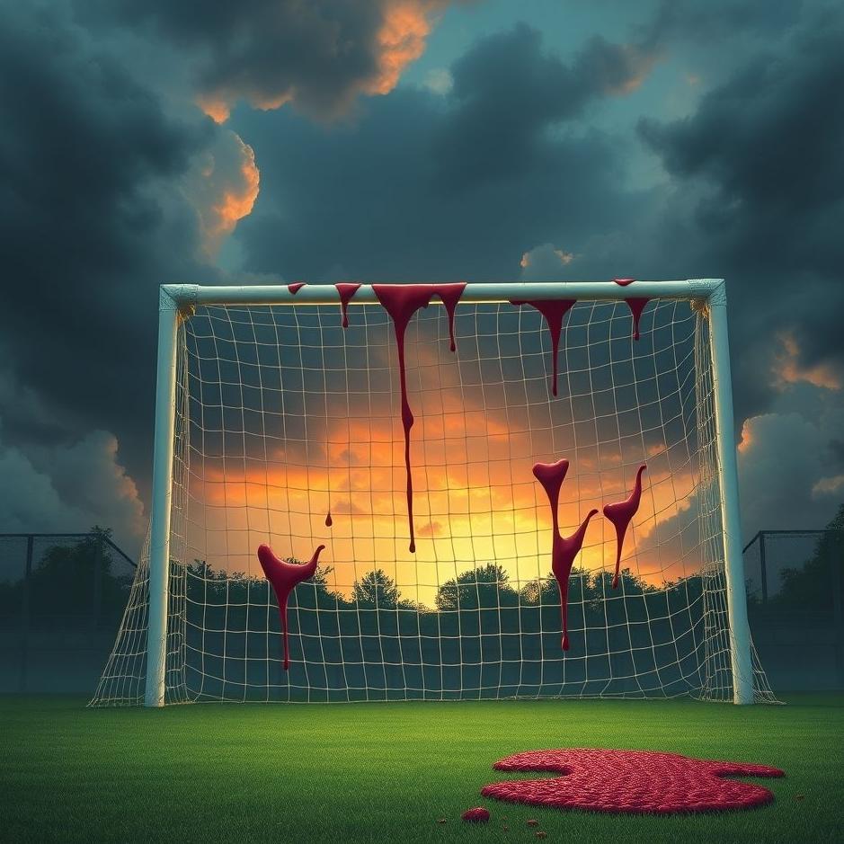 Dream : Blood in a goal in a dream