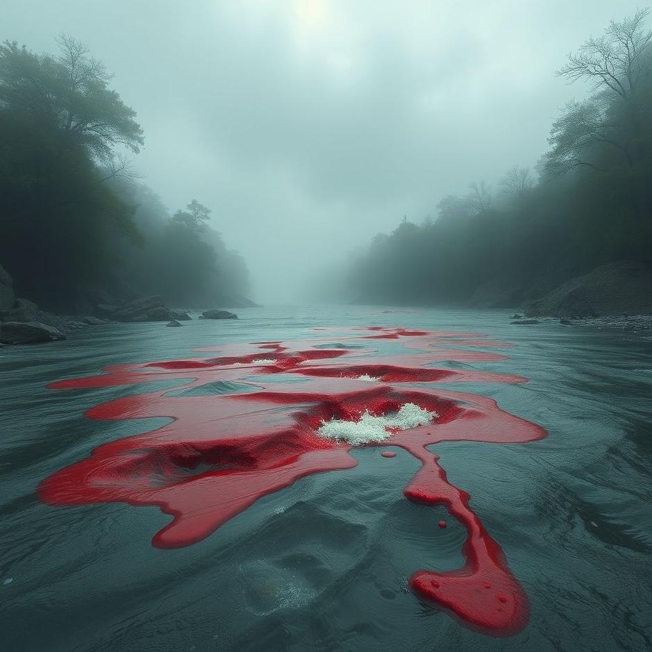 Dream : Blood in a river in a dream