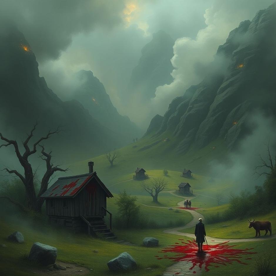 Dream : Blood in a village in a dream