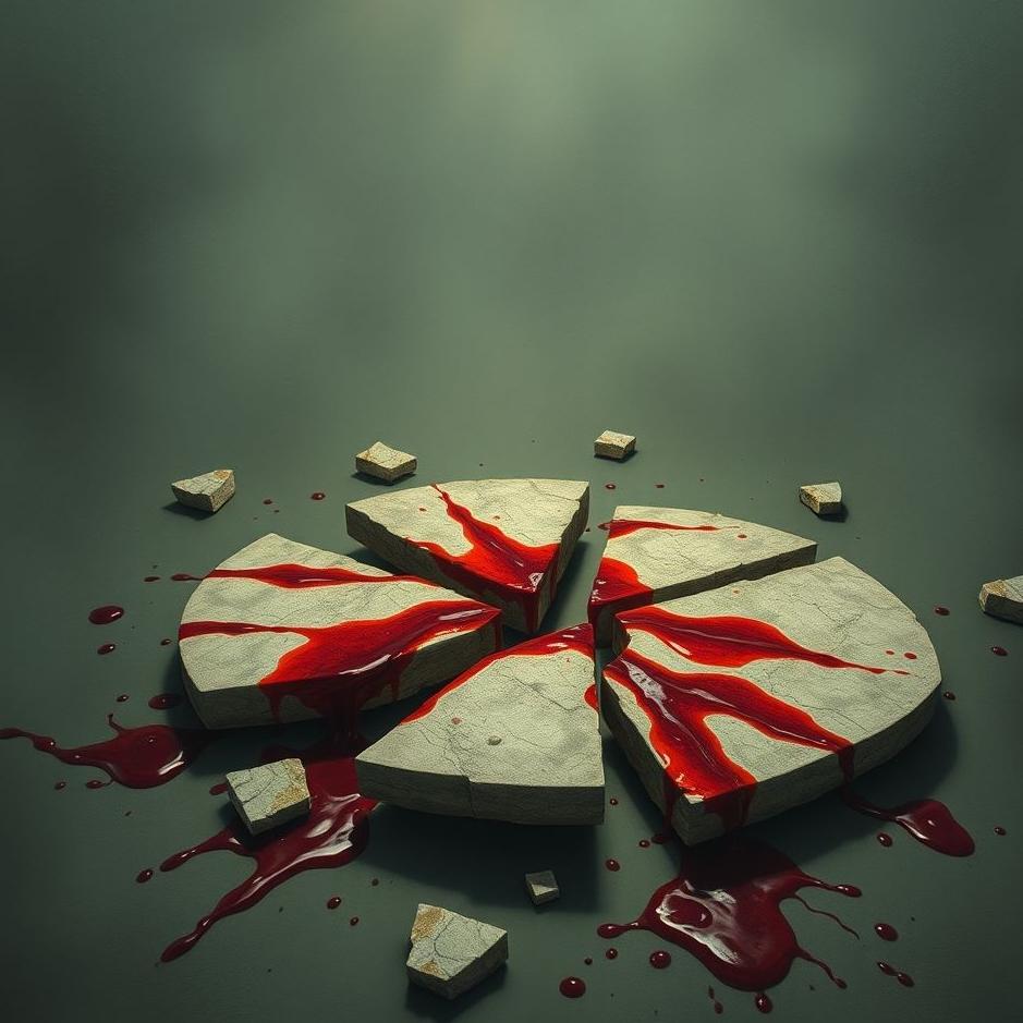 Dream : Blood in pieces in a dream