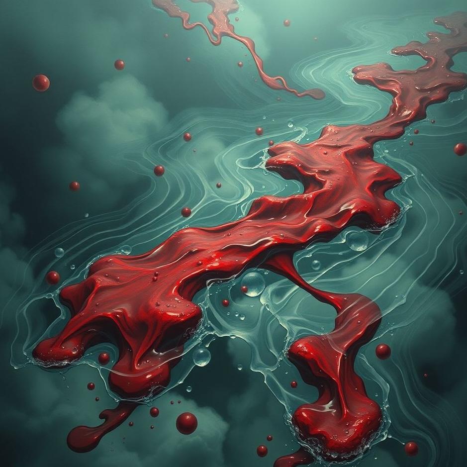 Dream : Blood in streams in a dream