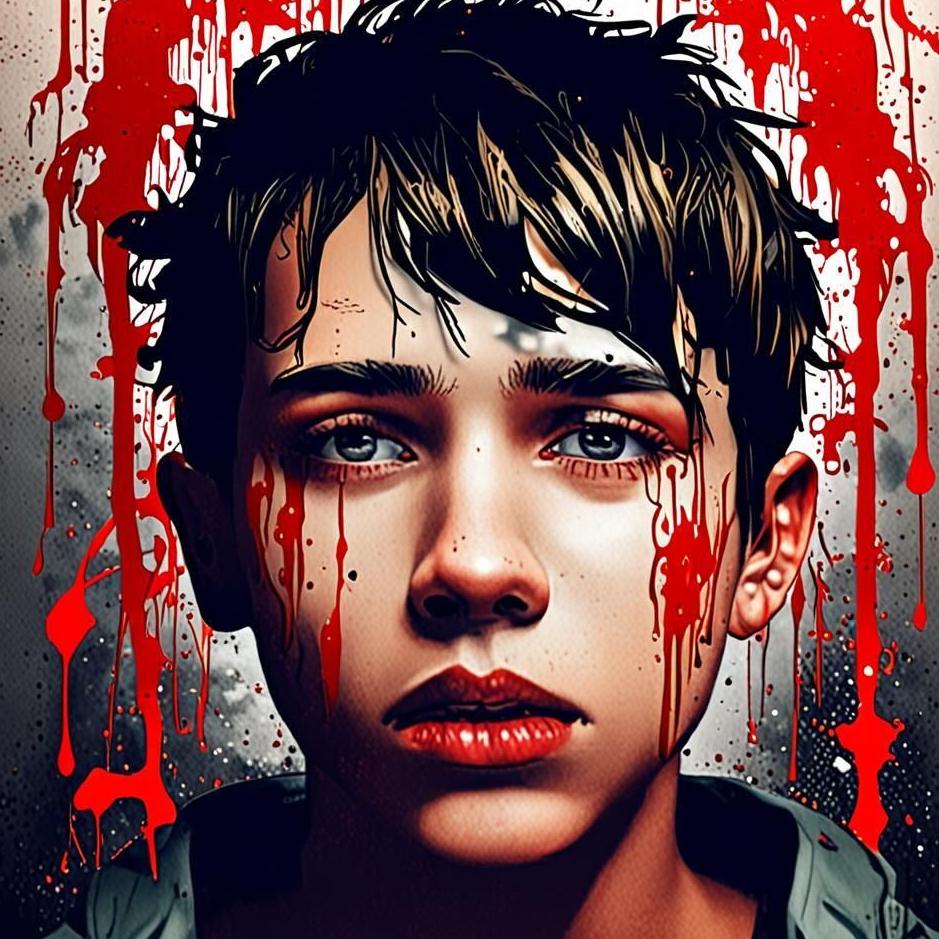 Dream : Blood on a boy's face in a dream