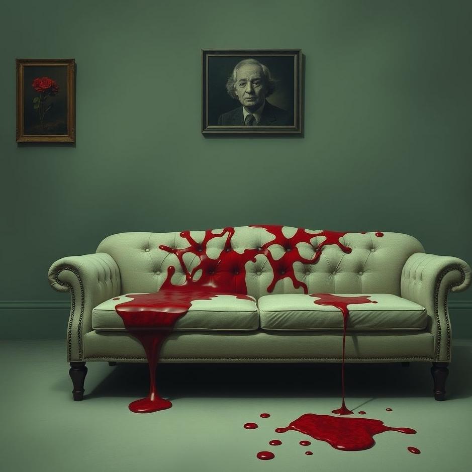 Dream : Blood on a sofa in a dream