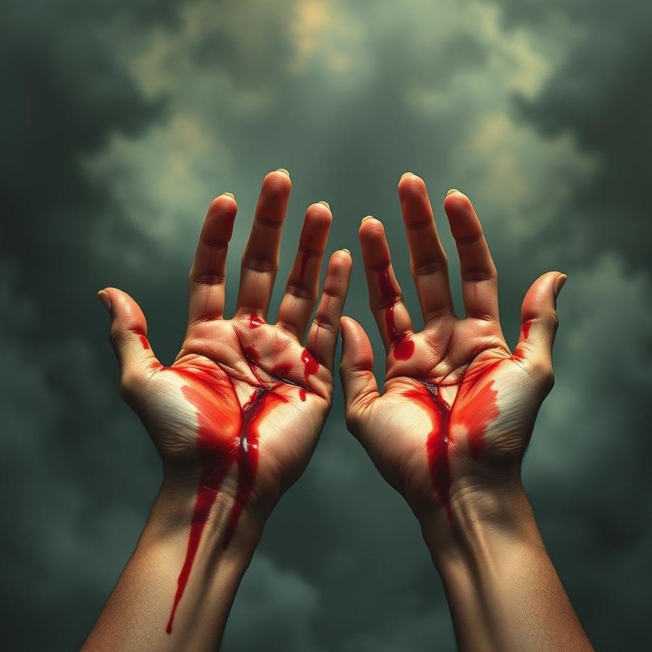 Dream : Blood on both hands in a dream