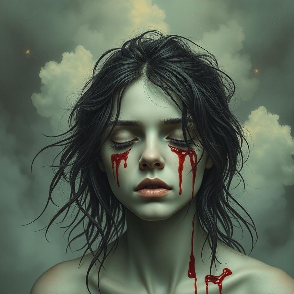 Dream : Blood on hair in a dream