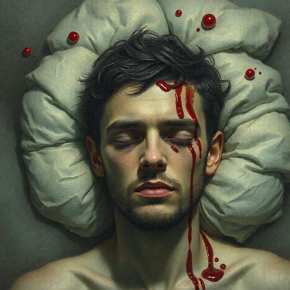 Dream : Blood on his head in a dream