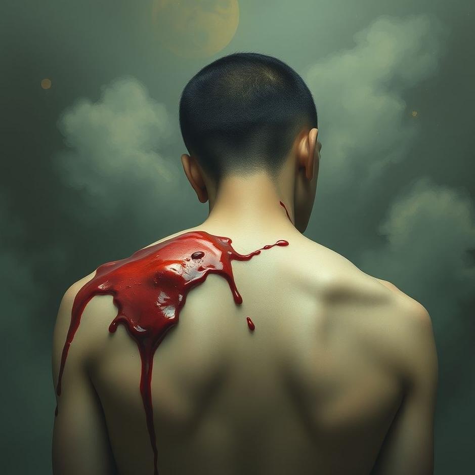 Dream : Blood on shoulder in a dream