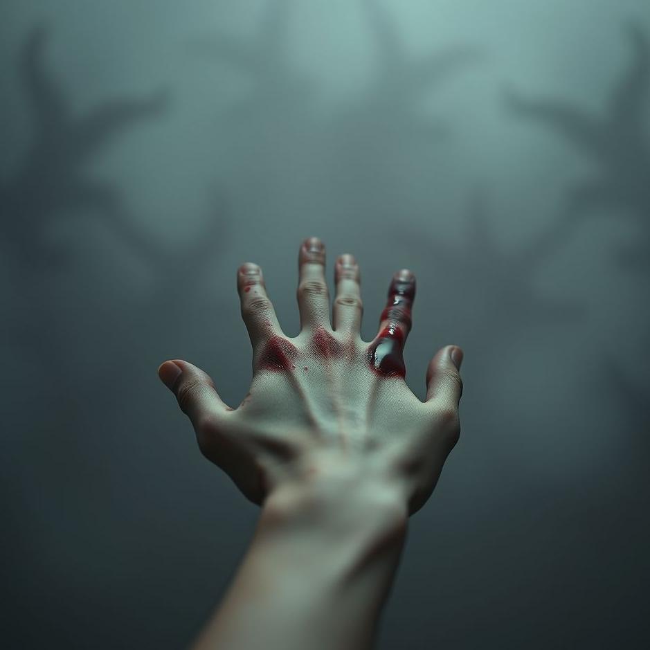 Dream : Blood on the left hand in a dream