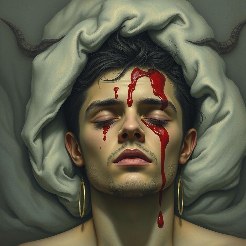 Dream : Blood on your own forehead in a dream
