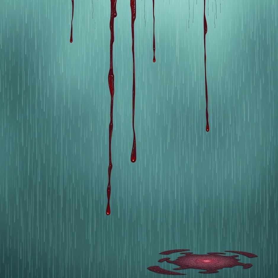 Dream : Blood raining in a dream