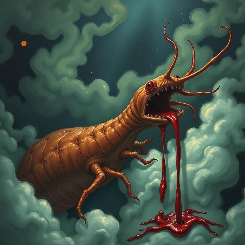 Dream : Bloodsucking leech in a dream