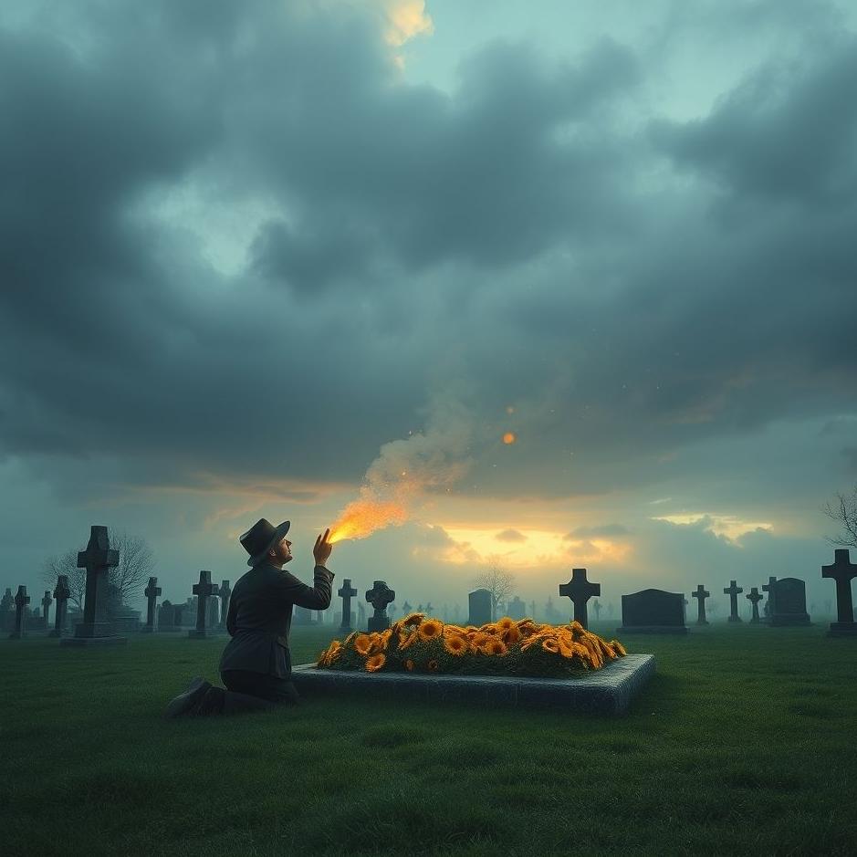 Dream : Blowing a grave in a dream