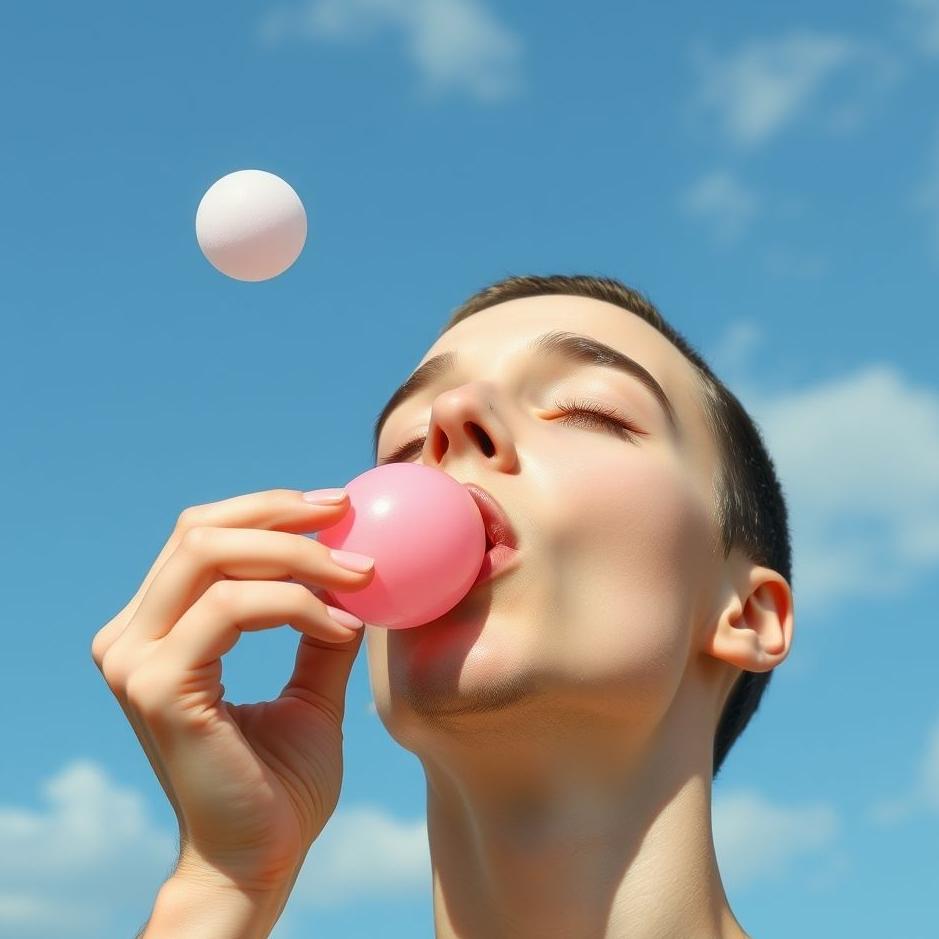 Dream : Blowing gum in a dream