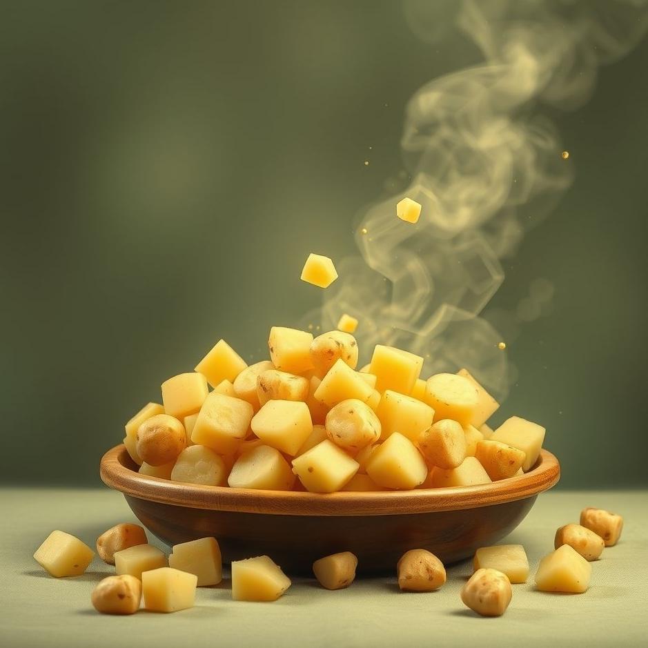 Dream : Blowing potatoes in a dream