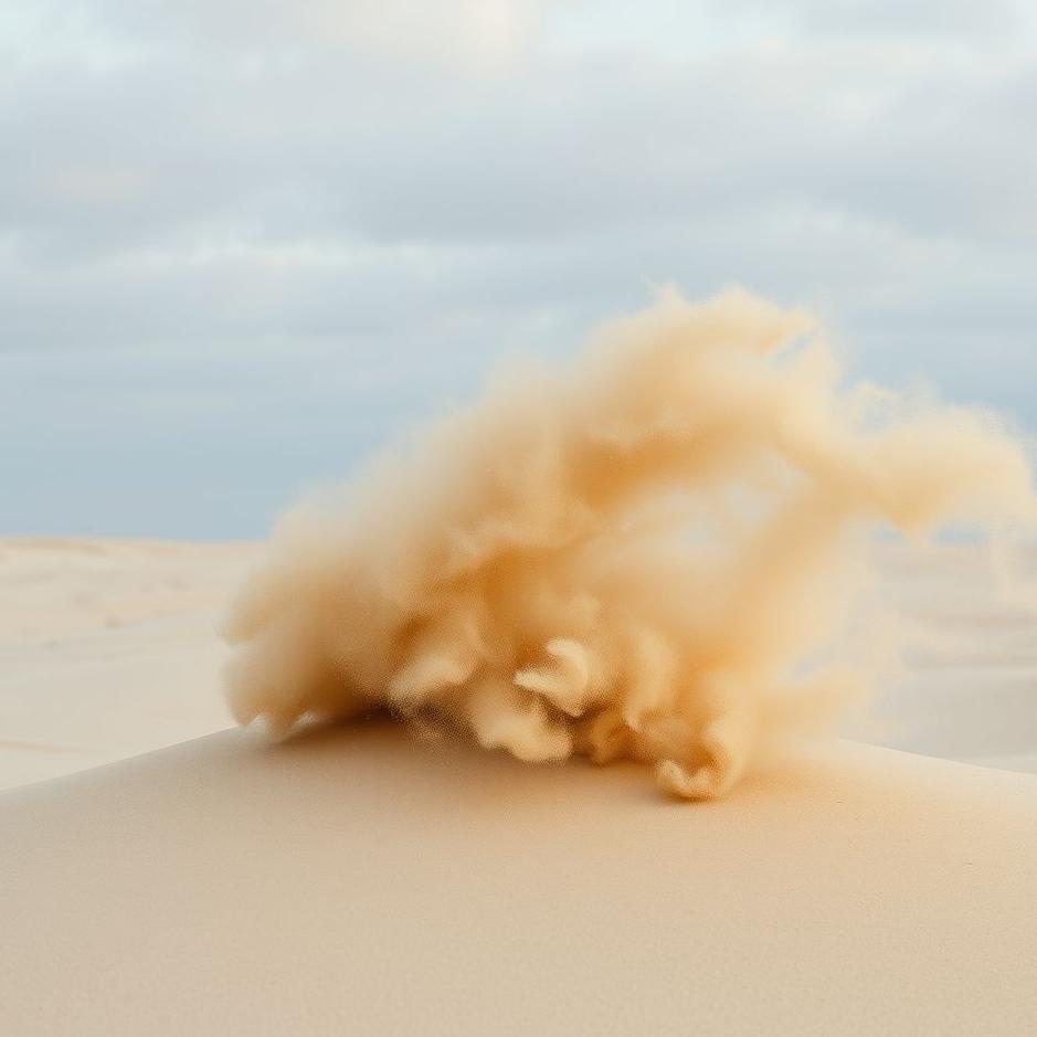 Dream : Blowing sand in a dream