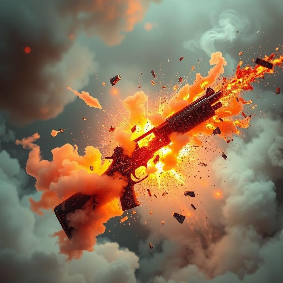 Dream : Blowing up a gun in a dream